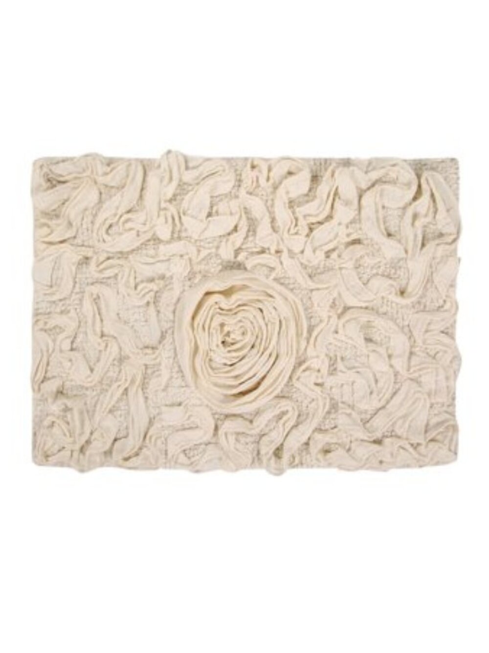 Home Weavers Bell Flower Bath Rug, 17" x 24"